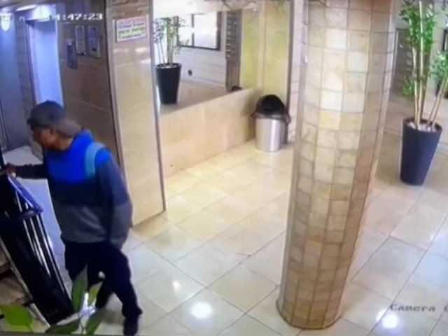 צילום מסך ממצלמות האבטחה