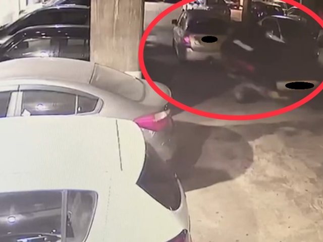 צילום מסך מתיעוד מצלמות האבטחה