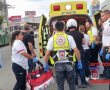 רוכב אופנוע נפצע קשה בתאונת דרכים באשדוד