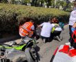 רוכב קטנוע פצוע בתאונת דרכים באשדוד