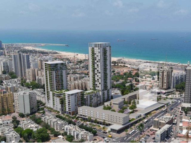 הדמיית התכנית מתוך מסמכי הועדה המחוזית  (גיל מיניסטר אדריכלים)