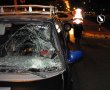 עובדת עירייה נפגעה מרכב במעבר חציה סמוך לעירייה (תמונות)