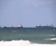 מנזקי הסערה: אנייה שמעניקה שירות לאסדות הגז נתקעה מול חופי אשדוד