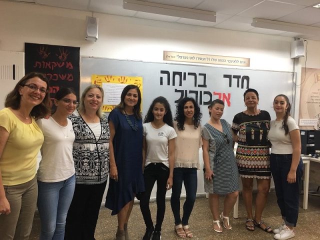 צוות מהרשות העירונית למאבק בהתמכרויות ובאלימות  עם המנכ"לית הגב' סימונה מורלי, ביקרו "בחדר בריחה"