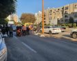 זירת התאונה ברחוב אבן עזרא. צילום: דוברות איחוד הצלה