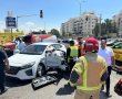 נפגעים בתאונת דרכים בשדרות בני ברית פינת משה סנה באשדוד