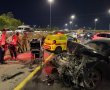 שבעה נפגעים בתאונת דרכים בכביש 4 - מצומת גן יבנה לעד הלום