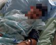בן ה-16 מאושפז במחלקה לטיפול נמרץ. צילום באדיבות האב