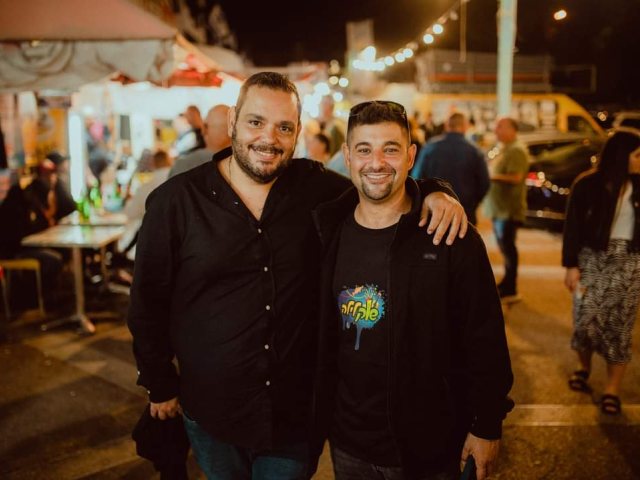 קקון (מימין) ואברז'ל. צילום: יובל אליאס