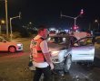 שלושה נפגעים בתאונה בצומת הנמל באשדוד