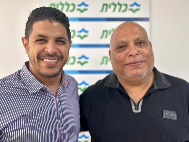 מימין לשמאל: שפריר סלומון, ממונה בטיחות ראשי וערן כהן, קב"ט, מחוז מרכז כללית