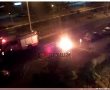 וידאו: רכבו של מנכ"ל עיריית אשדוד בוער לאחר שהוצת