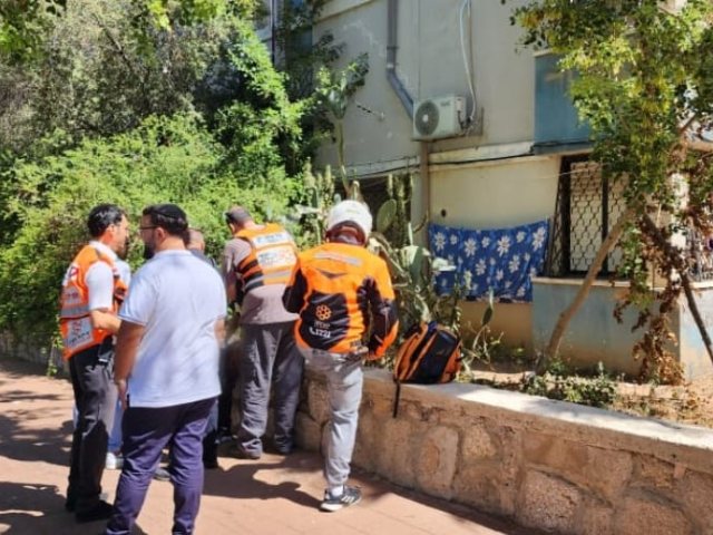 זירת האירוע. קרדיט: דוברות איחוד הצלה