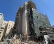 קריסת הפיגום באשדוד - המשטרה סגרה לתנועה חלק משדרות ירושלים
