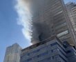 שריפה בקומת שירות במגדלי קיי באשדוד - אין נפגעים 