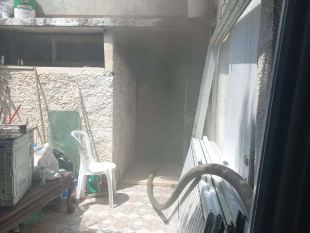 שריפה באשדוד - כיבוי והצלה