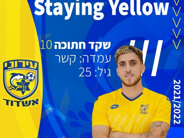 שקד חתוכה, עוד עונה בצהוב (עירוני אשדוד)