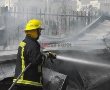 שריפה פרצה בקן הנוער העובד והלומד במקיף ח' (תמונות ווידאו)