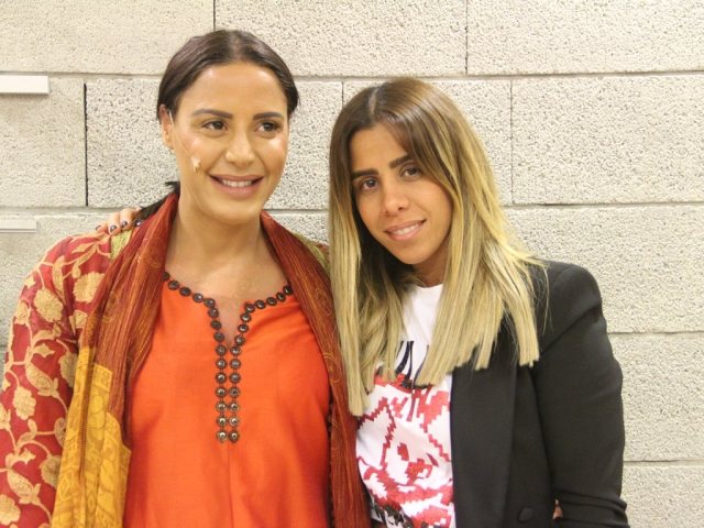 מורן טובול ונסרין קדרי צילום: חן בוקר