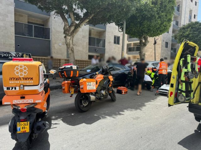 זירת האירוע באשדוד (דוברות איחוד הצלה)