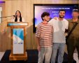 מימין: סרן א', דור בן עזרא, נועם לוי וד"ר גלית קאופמן (צילום: גיא יחיאלי)