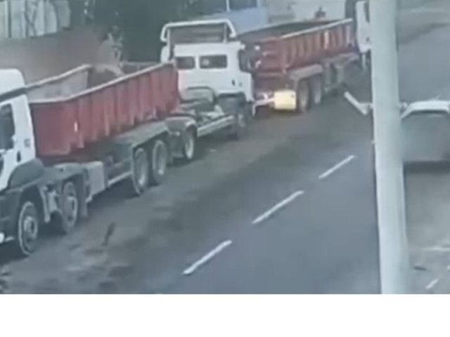 המשאיות שנגנבו מאשדוד (דוברות המשטרה)