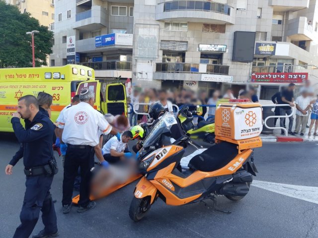 זירת התאונה (צילום: דוברות איחוד הצלה)