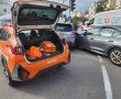 שני נפגעים בתאונת דרכים בשדרות מנחם בגין באשדוד