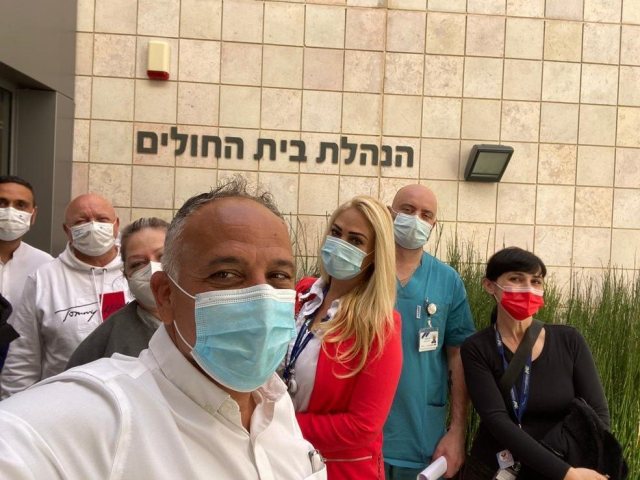 הסכם בבית החולים אסותא אשדוד. צילום: אגף הדוברות בהסתדרות