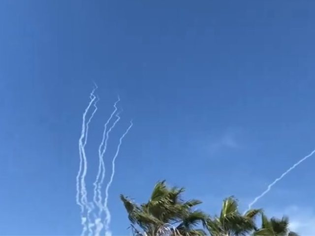 השיגורים לאשדוד ממרכז הרצועה