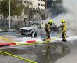 מעורער בנפשו הצית רכב באשדוד 