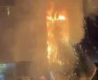 שריפה בבניין מגורים ברובע ח׳ באשדוד - צפו בתיעוד