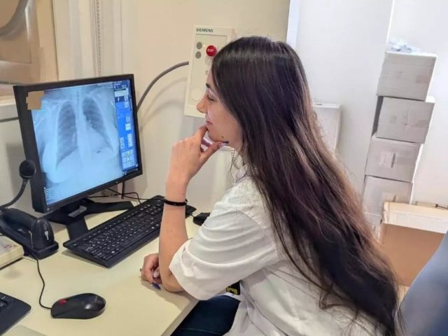 מיכל וישנבסקי, טכנאית רנטגן במכבי אשדוד, צילום: מכבי אשדוד