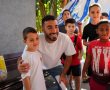  שחקני מ.ס אשדוד הגיעו לחזק את ילדי העיר שנמצאים בבית בשגרת מלחמה