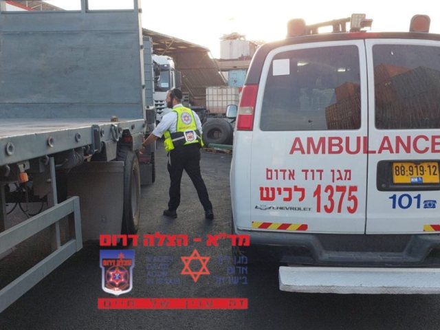 זירת האירוע באשדוד