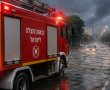 חשש להצפות ושיטפונות: כבאות והצלה נערכת בכוחות מתוגברים למערכת הגשם החריגה