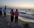דרמה בחוף הנפרד באשדוד (וידאו)