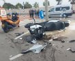 רוכב אופנוע פצוע בתאונה בסמוך לבית העלמין