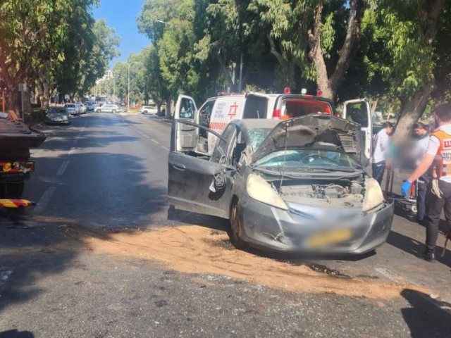 זירת התאונה - דוברות איחוד הצלה