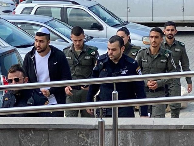 אלפסי, החשוד ברצח, מובא להארכת מעצר. צילום: הדר פדידה