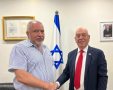 שמעון כצנלסון ואביגדור ליברמן 