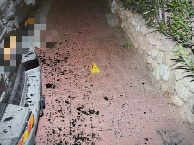 זירת האירוע באשדוד (דוברות המשטרה)