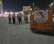 יחידת החילוץ העירונית של אשדוד תרגלה תרחיש מורכב של פגיעת טיל וקריסת מבני מגורים