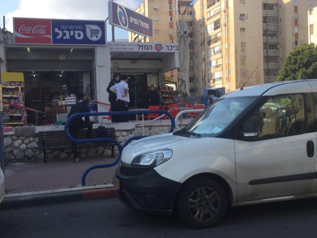 זירת האירוע (צילום: מיכה בן שבת)