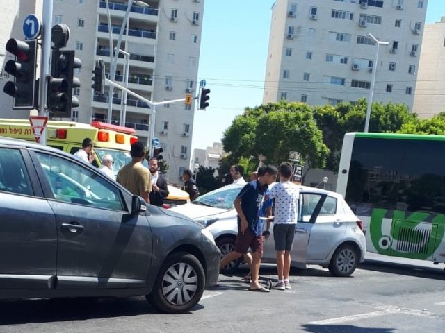 זירת התאונה