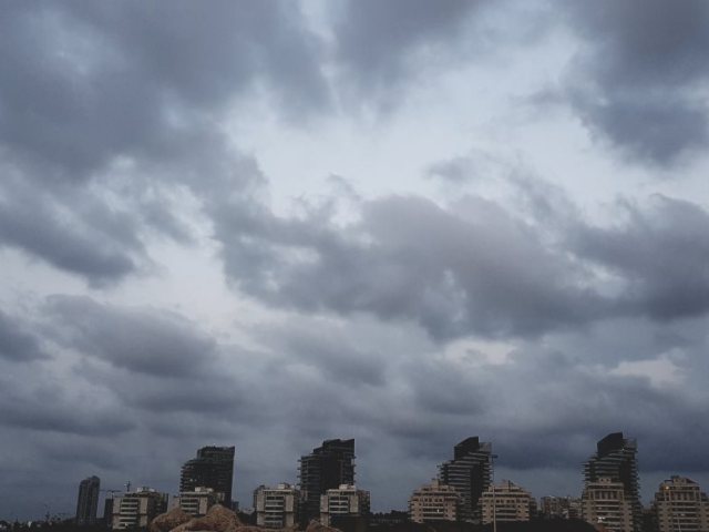 חורף באשדוד (צילום: אשדוד נט)