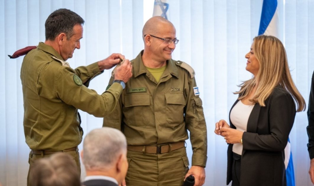 The ranks of colonel have been awarded to Lt. Col. Roman Gofman from Ashdod, who takes up his place as army secretary to the prime minister