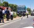 אוטובוס פגע בעמוד תאורה ברובע ז׳