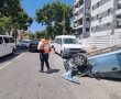 פצועה באורח בינוני בהתהפכות רכב באשדוד (וידאו)