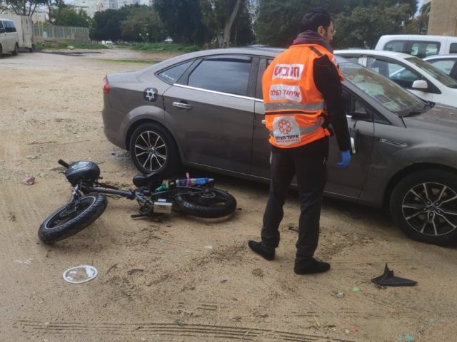 צילום: דוברות איחוד הצלה (הרכב שבתמונה אינו קשור לאירוע - מדובר ברכב חונה תמים)